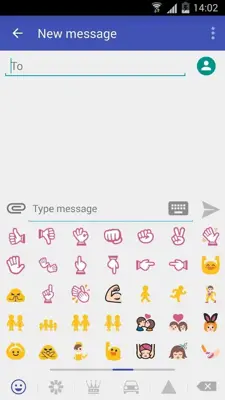 KK SMS Emoji Plugin android App screenshot 2