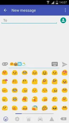 KK SMS Emoji Plugin android App screenshot 3